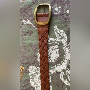 Braided Leather Belt